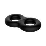 Crazy Bull - Super Soft Siliconen Ring - Model 17 - Zwart