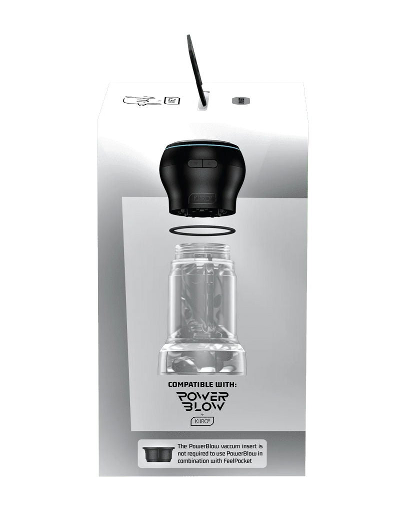 KIIROO - Feel Pocket Stroker Crystal - Transparant