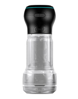 KIIROO - Feel Pocket Stroker Crystal + Powerblow Combo - Zwart/Transparant
