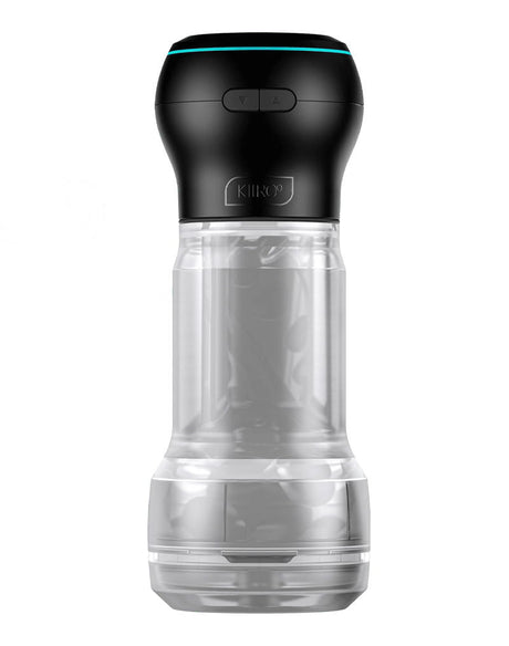 KIIROO - Feel Pocket Stroker Crystal + Powerblow Combo - Zwart/Transparant