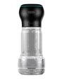 KIIROO - Feel Pocket Stroker Crystal + Powerblow Combo - Zwart/Transparant