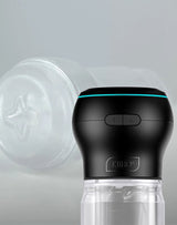 KIIROO - Feel Pocket Stroker Crystal + Powerblow Combo - Zwart/Transparant