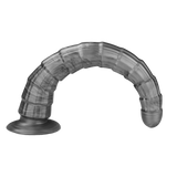 LoveToy - 14,5"King Sized Vibrating Vibrax Slider - Zilver