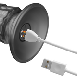 LoveToy - 14,5"King Sized Vibrating Vibrax Slider - Zilver