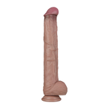 LoveToy - Nature Cock - 14,5" Dual Layered Bendable Cock XXL - Nude