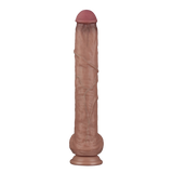 LoveToy - Nature Cock - 14,5" Dual Layered Bendable Cock XXL - Nude