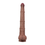 LoveToy - Nature Cock - 16" Dual Layered Bendable Cock XXL -Nude