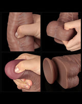 LoveToy - Nature Cock - 16" Dual Layered Bendable Cock XXL -Nude