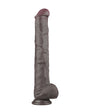LoveToy - Nature Cock - 14,5" Dual Layered Bendable Cock XXL - Zwart
