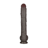 LoveToy - Nature Cock - 14,5" Dual Layered Bendable Cock XXL - Zwart