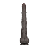 LoveToy - Nature Cock - 16" Dual Layered Bendable Cock XXL - Zwart