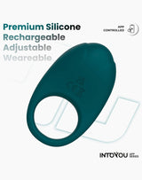 IY - Ringo - Vibrator Ring, App-gestuurd - Groen