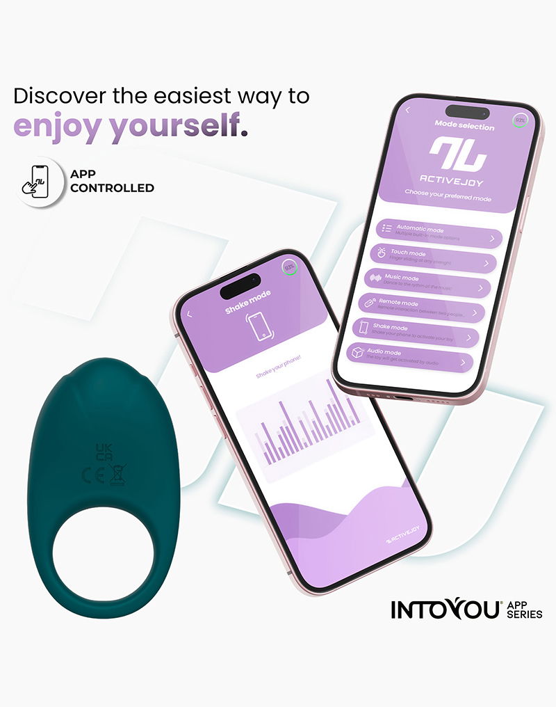 IY - Ringo - Vibrator Ring, App-gestuurd - Groen