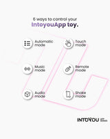 IY - Couty - Speeltje voor koppels 360° Oscilatie, App Bediend - Roze