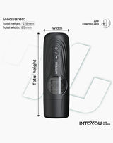 IY - Egor - Trusting & Roterende Masturbator, App Bediend - Zwart