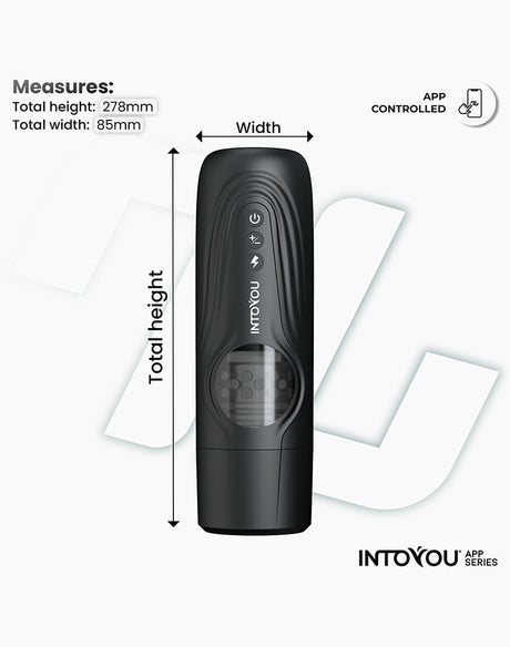 IY - Egor - Trusting & Roterende Masturbator, App Bediend - Zwart