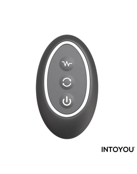 IY Klark - Wuivende & Vibrerende Anaalplug met Afstandsbediening - Zwart