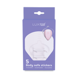 LUXUS – Zelfklevende Stickers – Set van 5 stuks – Transparant