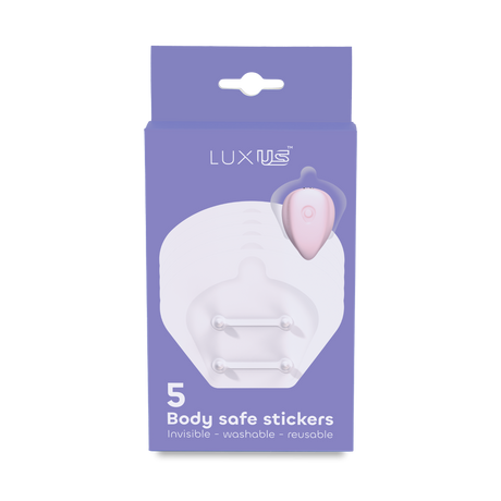 LUXUS – Zelfklevende Stickers – Set van 5 stuks – Transparant