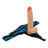 LoveToy - Ingen - Vibrating Enhanced Strap-on Set 9,5"/ 24 cm - Maat L/XL/2XL - Nude