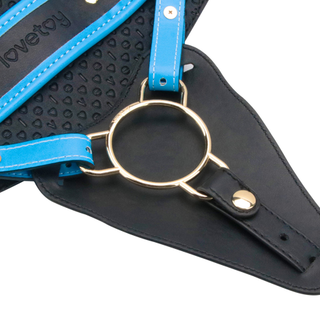 LoveToy - Ingen - Vibrating Enhanced Strap-on Set 9,5"/ 24 cm - Maat L/XL/2XL - Nude