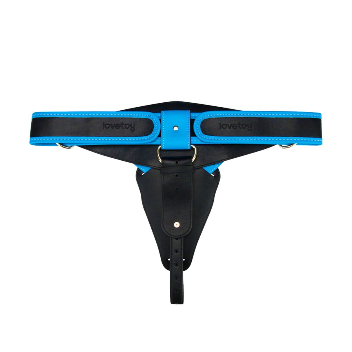 LoveToy - Ingen - Vibrating Enhanced Strap-on Set 8"/ 20 cm - Maat L/XL/2XL - Nude