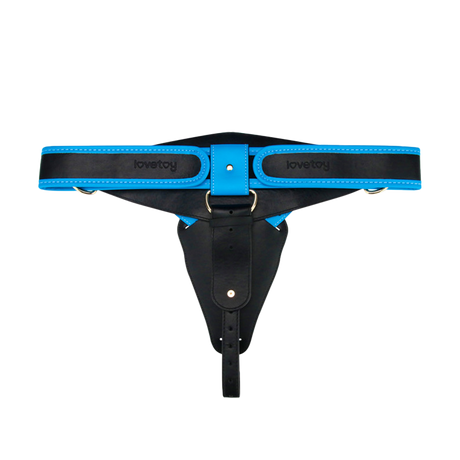 LoveToy - Ingen - Vibrating Enhanced Strap-on Set 8"/ 20 cm - Maat L/XL/2XL - Nude