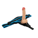 LoveToy - Ingen - Vibrating Enhanced Strap-on Set 8"/ 20 cm - Maat L/XL/2XL - Nude