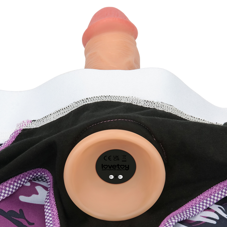 LoveToy - Ingen - Violet Strap-on Slipje Maat M/L - Paars