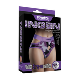 LoveToy - Ingen - Violet Strap-on Slipje Maat M/L - Paars