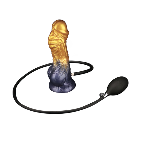 LoveToy - Dual Density Opblaasbare Dildo 7,5" /