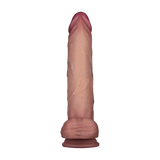 LoveToy - Vibrerende Sliding Skin Pro II met afstandsbediening - 10"/ 25 cm - Nude