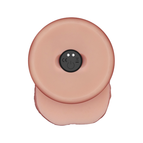 LoveToy - Vibrerende Sliding Skin Pro II met afstandsbediening - 8,5" / 22 cm - Nude