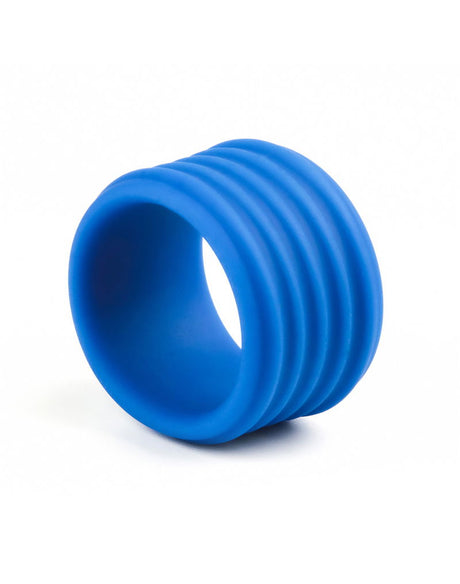 LoveToy - Pinnacle Pro - Deep Rib Grip Ring - Blauw