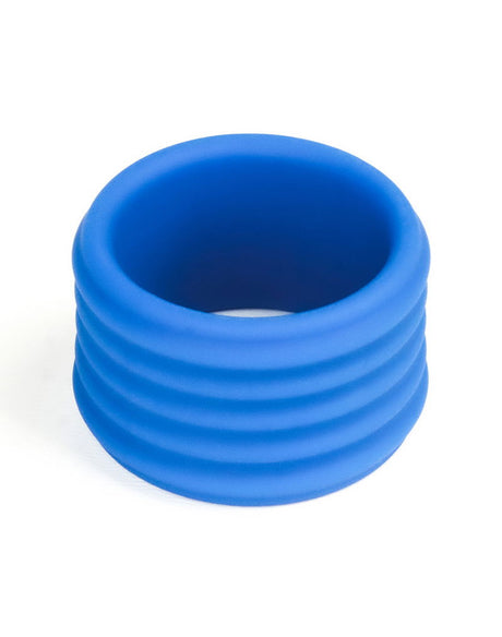 LoveToy - Pinnacle Pro - Deep Rib Grip Ring - Blauw