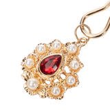 Rimba Bondage Play - Tepelklemmen met gouden juwelen - Goud