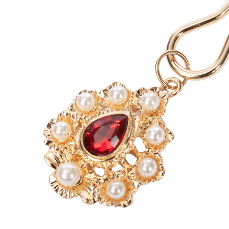 Rimba Bondage Play - Tepelklemmen met gouden juwelen - Goud