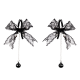 Rimba Bondage Play - Tepelklemmen met kant - Zwart