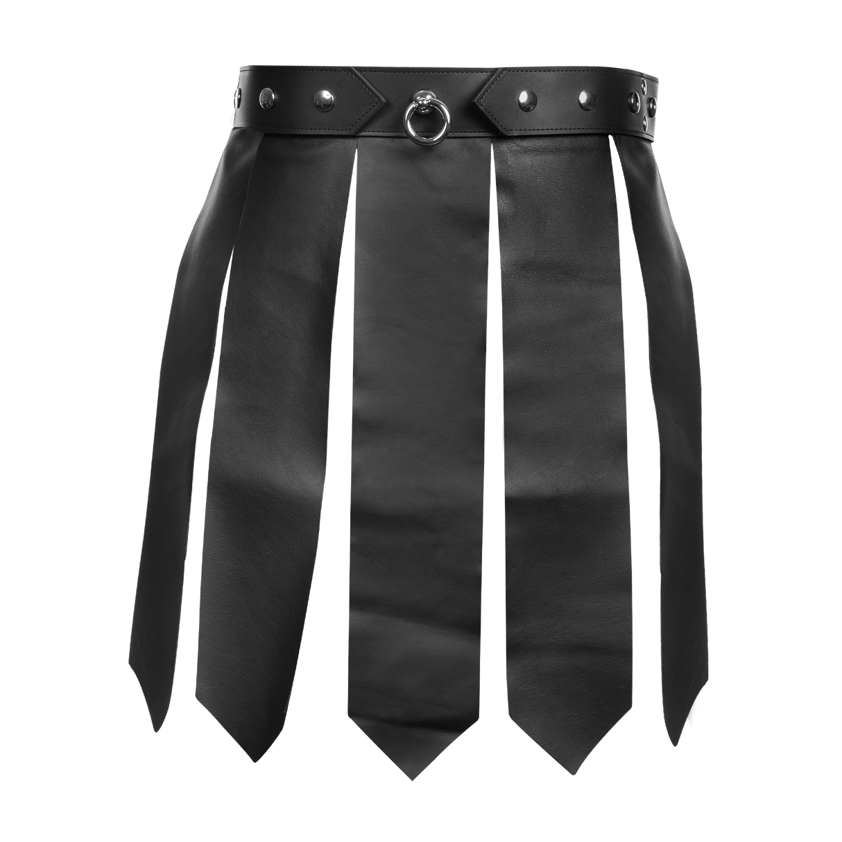 Rimba Bondage Play - Lederen Herenrok - Zwart