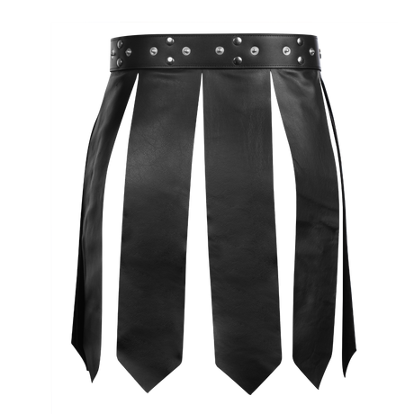 Rimba Bondage Play - Lederen Herenrok - Zwart