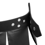 Rimba Bondage Play - Lederen Herenrok - Zwart