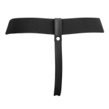 Rimba Bondage Play - Lederen Strap-On Harnas - Zwart