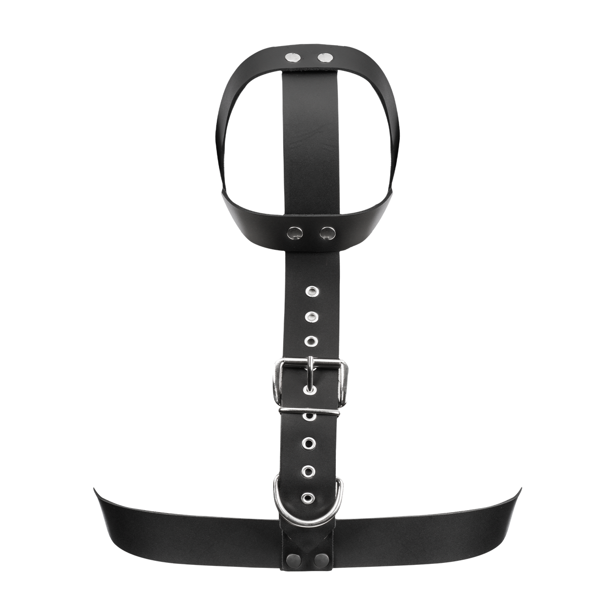 Rimba Bondage Play - Lederen Fixatieharnas - Zwart