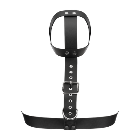 Rimba Bondage Play - Lederen Fixatieharnas - Zwart