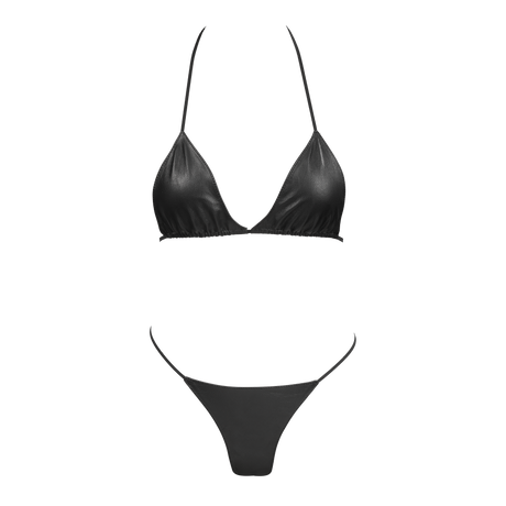 Rimba Bondage Play - Lederen Bikiniset - Zwart