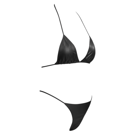 Rimba Bondage Play - Lederen Bikiniset - Zwart