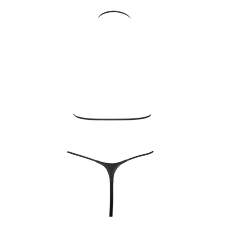 Rimba Bondage Play - Lederen Bikiniset - Zwart