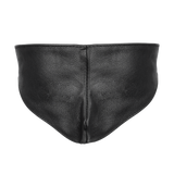 Rimba Bondage Play - Lederen Blinddoek - Zwart