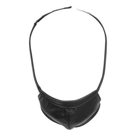 Rimba Bondage Play - Lederen Muilkorf - Zwart