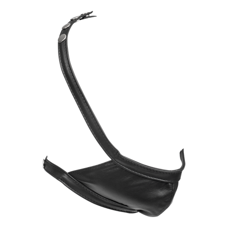 Rimba Bondage Play - Lederen Muilkorf - Zwart